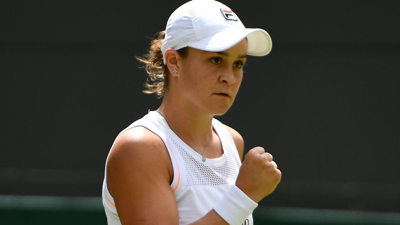 Ashleigh Barty has started her reign as world No.1 with a dominant win.