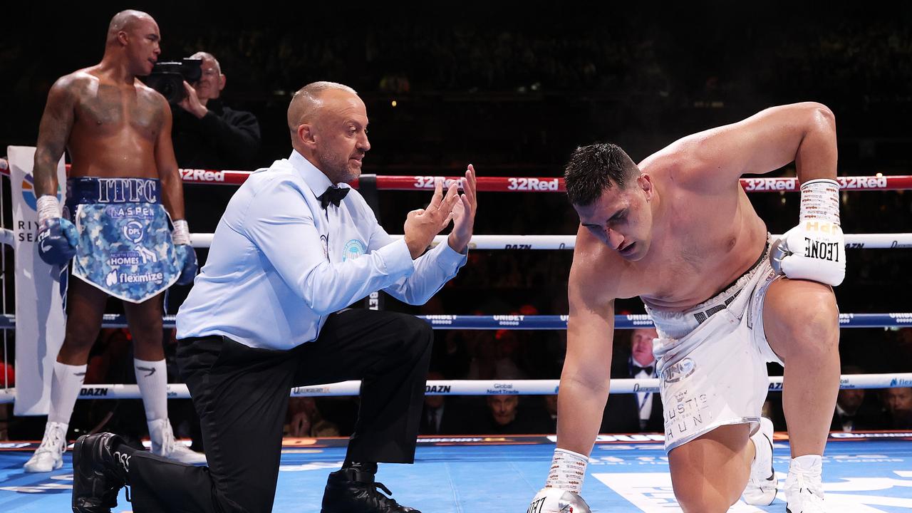 Punch of a lifetime KOs Huni after dominating rest of world title fight