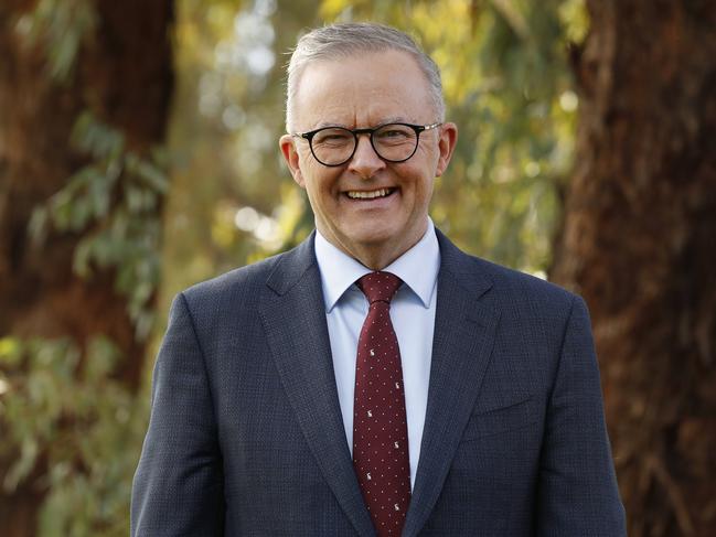 DAILY TELEGRAPH AUGUST 26, 2022. Prime Minister Anthony Albanese at The Daily Telegraph Bush Summit 2022 held at the Griffith Regional Theatre. Picture: Jonathan Ng