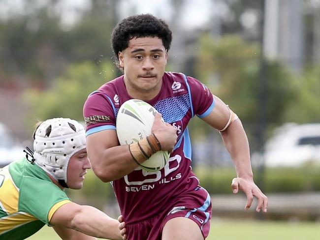 Hills Sports High School takes on Central Coast Sports College in round one of the Peter Mulholland Cup. Picture: Supplied