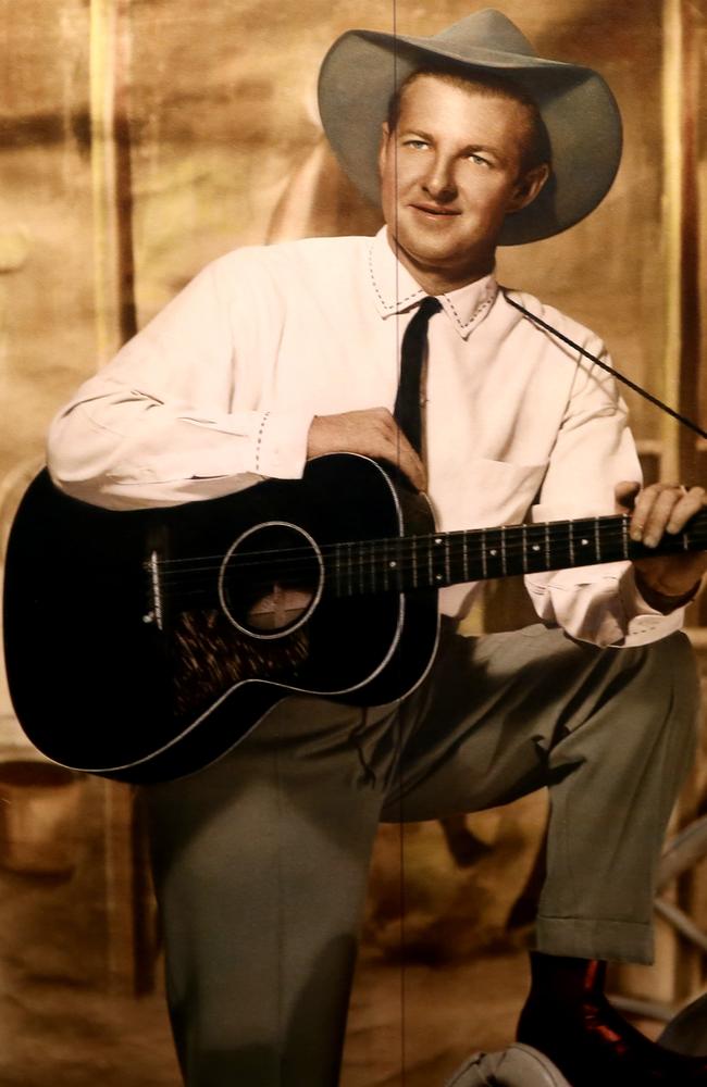 Slim Dusty has been a constant in the ARIA charts. Picture: Nathan Edwards