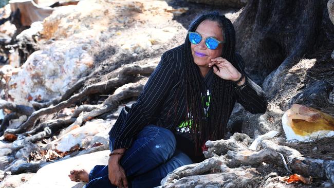 Indigenous musician Shellie Morris performed at Darwin Festival. Picture Katrina Bridgeford.