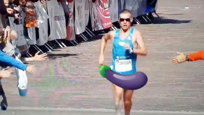 Marathon runner Jozef Urban’s unfortunate wardrobe malfunction | news ...