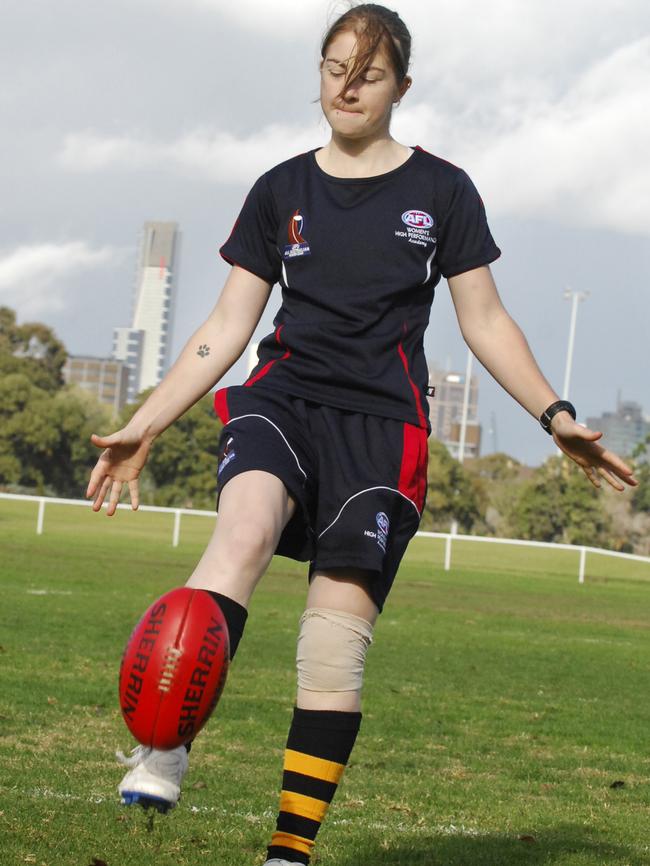 Penny Cula-Reid was part of the inaugural AFL Women's High Performance Academy in 2010.