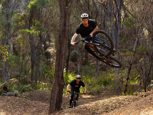 Riders enjoying George Town Mountain Bike Trails. Picture: Flow Mountain Bike