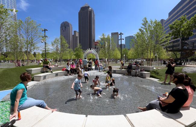 Open spaces: Klyde Warren Park, Dallas, Texas.