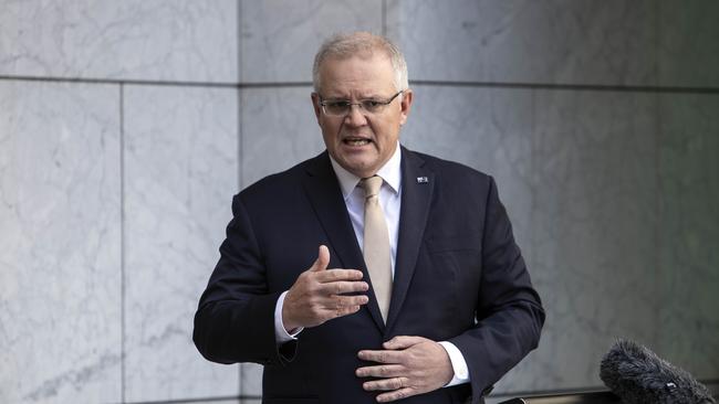 Prime Minister Scott Morrison says the world has confidence in how Australia is managing the pandemic. Picture: Gary Ramage