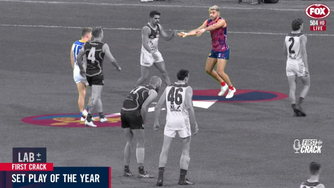 Brisbane's set play was unpacked on Fox Footy's First Crack.