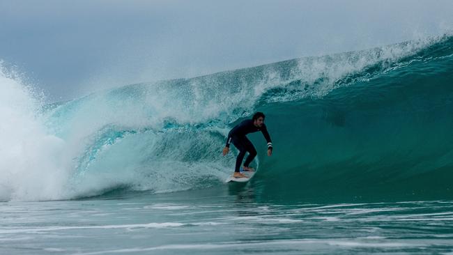 Equally adept in the air or in a barrel, Reef Heazlewood is tipped by many to qualify for the top-tiered CT. Picture: Rubin Morris