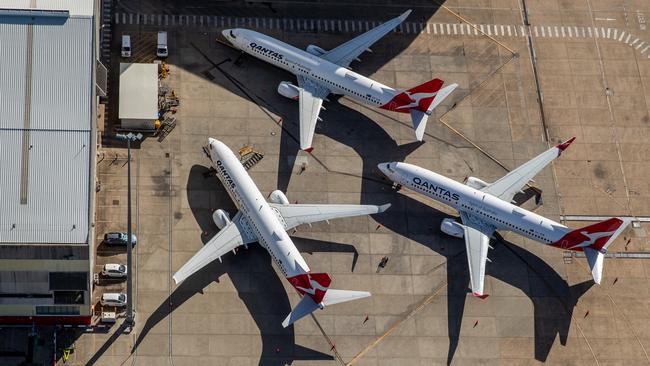 Qantas says its workers will keep accruing sick leave during the stand down period. Picture: Cameron Spencer/Getty Images