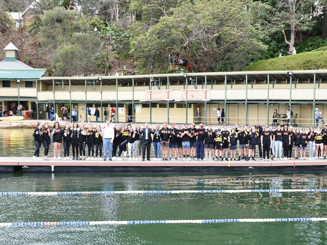 The baths, pictured here, have been closed off to the public since works began. There is no firm date for when it will open again.