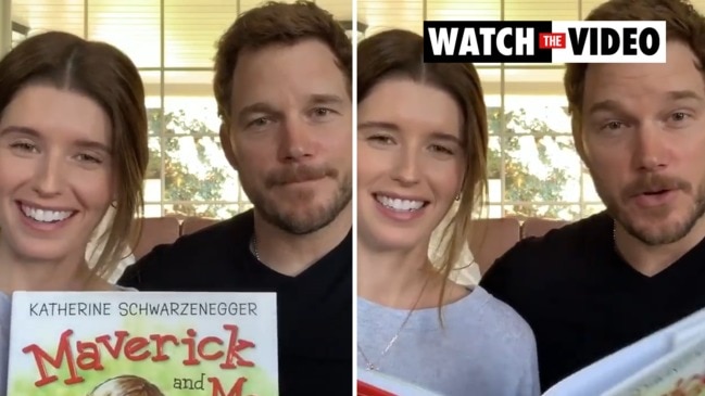 Chris Pratt and Katherine Schwarzenegger read “Maverick and Me”