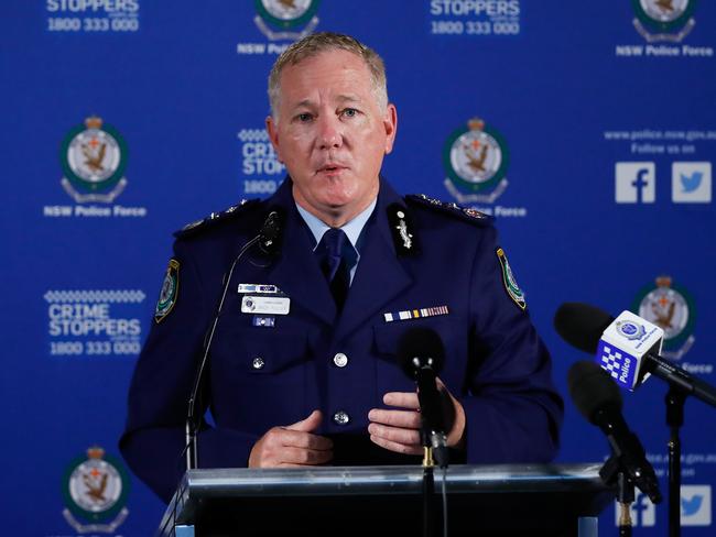 NSW Police Commissioner Mick Fuller said there will be a criminal investigation into the Ruby Princess disembarkation fiasco. Picture: AAP