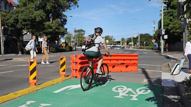 The City of Sydney is considering keeping the bike path despite opposition.