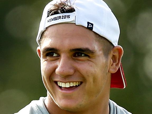 Jayden Nikorima during Sydney Roosters training at Kipax Lake Oval,Moore Park .Picture Gregg Porteous