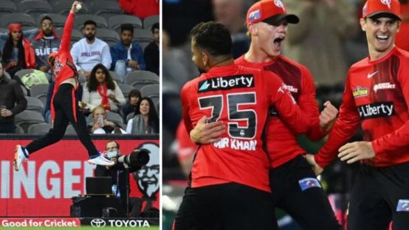 Jake Fraser-McGurk takes a stunning catch for the Melbourne Renegades.