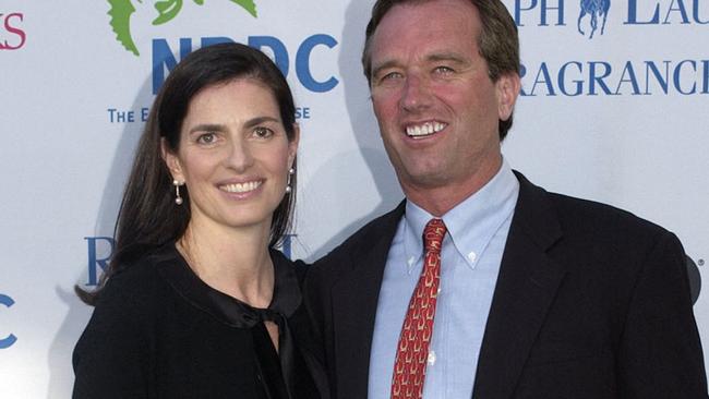 Robert F Kennedy Jr and his wife Mary Richardson Kennedy in 2004.