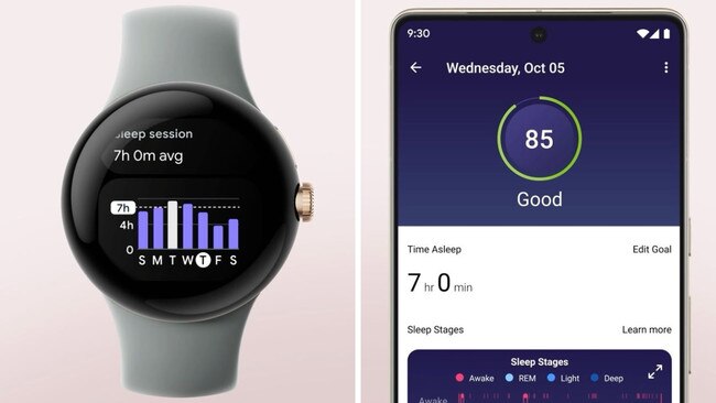 The Google Pixel 7 Pro and Pixel Watch. Picture: Supplied