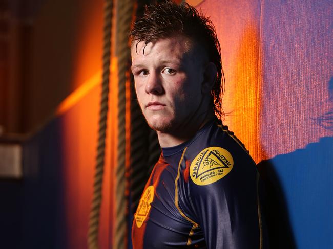 Rising Aussie UFC star Jimmy Crute will compete in Perth. Picture: Richard Dobson