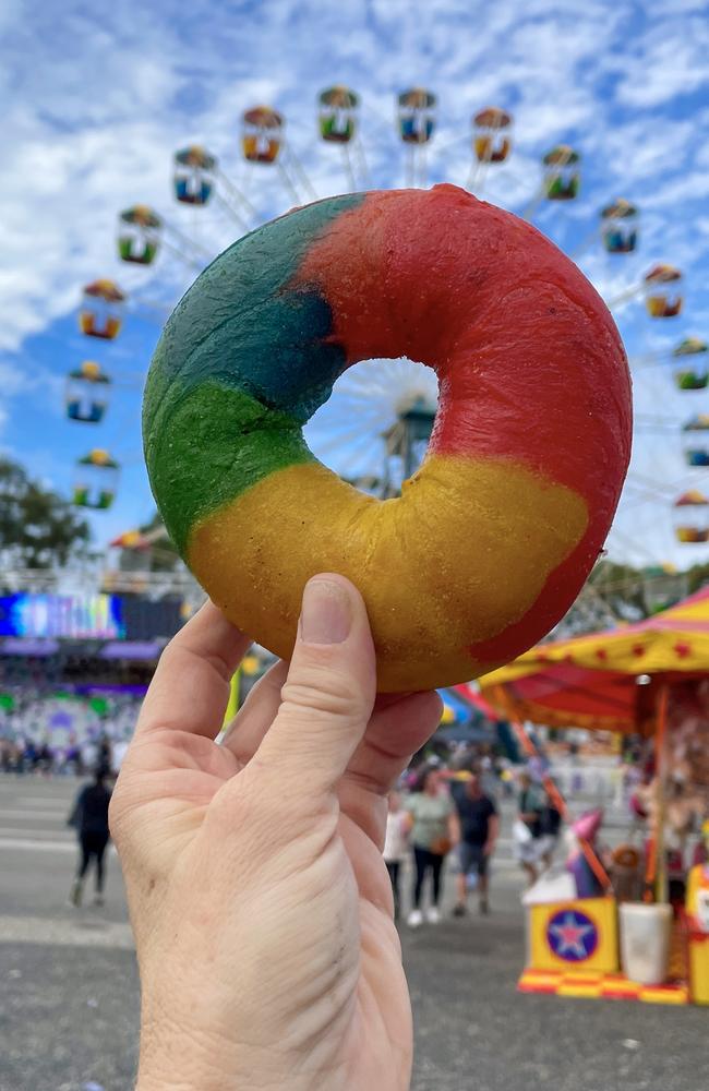 Enjoy a rainbow bagel at the Show. Picture: Jenifer Jagielski