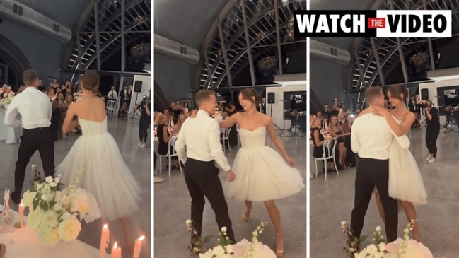 Laura Henshaw and Dalton Graham's first dance