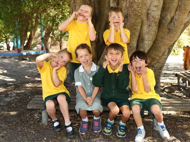 Point Lonsdale Primary School 2025 preps front Audrey Roberts, Tully Broderick, Malakai Seminet, Oscar Lo. Back Otis Wilson, Teddy Casey