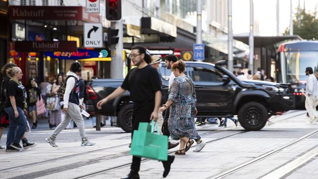 Higher interest rates in the current environment will not force inflation down to the Reserve Bank’s targets without a very severe recession. Picture: Monique Harmer/NCA NewsWire