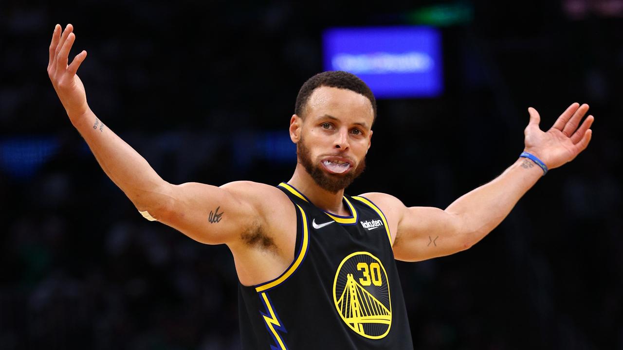 Stephen Curry. (Photo by Elsa/Getty Images)