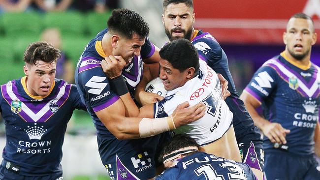 Melbourne proved too strong for the Cowboys in the grand final rematch.