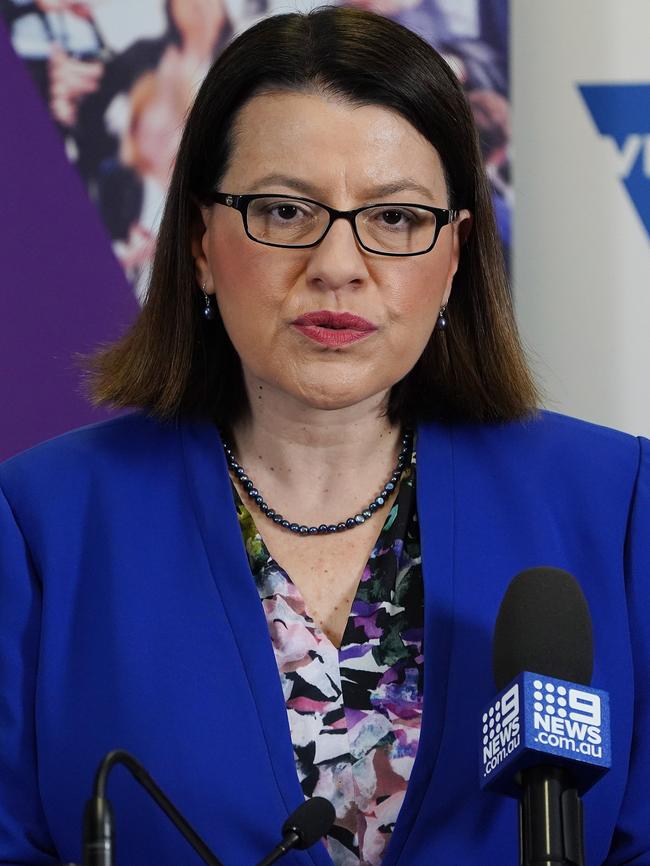 Victorian Health Minister Jenny Mikakos. Picture: AAP