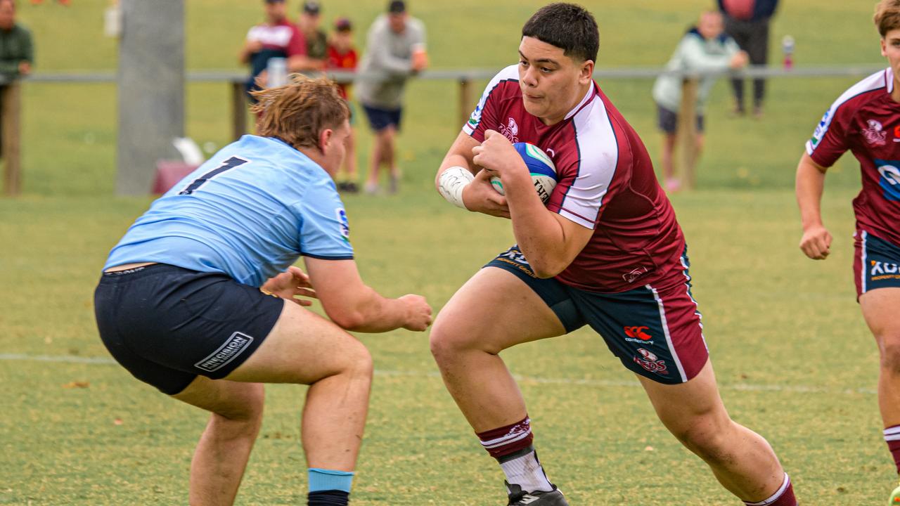 The NSW Waratahs against the Reds in the Super Rugby U16s: Photos: Reds Media.