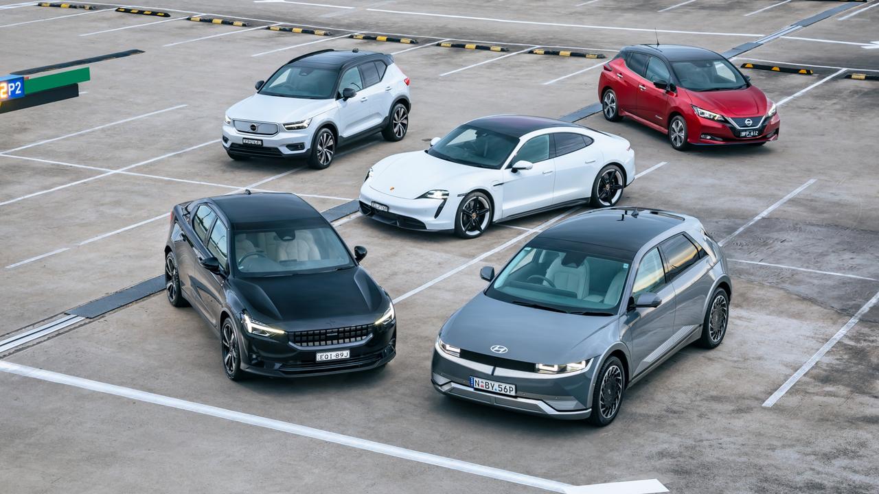 Tesla rivals include the Nissan Leaf, Polestar 2, Hyundai Ioniq 5, Porsche Taycan, Volvo XC40 Recharge. Photo: Thomas Wielecki