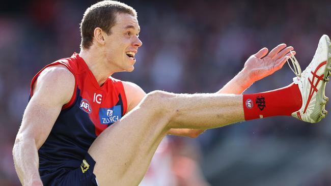 Ben Brown is fit and kicking brilliantly for Melbourne this season. Picture: Michael Klein