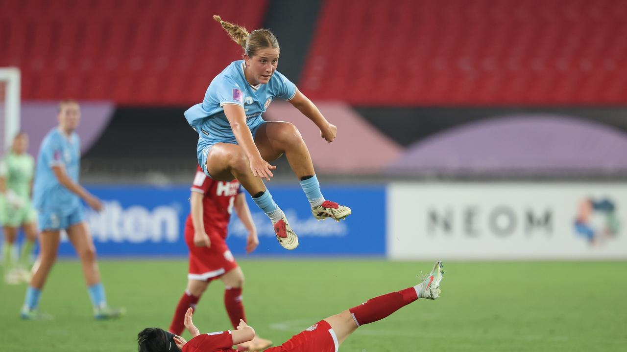 Shelby McMahon of Melbourne City in action. Photo: Lintao Zhang/Getty Images