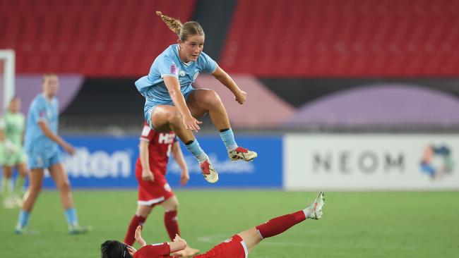 Shelby McMahon of Melbourne City in action. Photo: Lintao Zhang/Getty Images