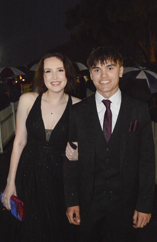 Penny Williams and Billy Robson at Wilsonton State High School formal at Clifford Park Racecourse, Wednesday, November 13, 2024. Picture: Tom Gillespie