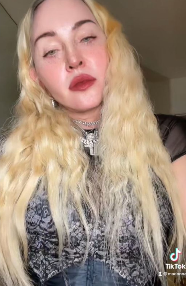 Madonna flashes fans in racy TikTok video | news.com.au — Australia's leading news site