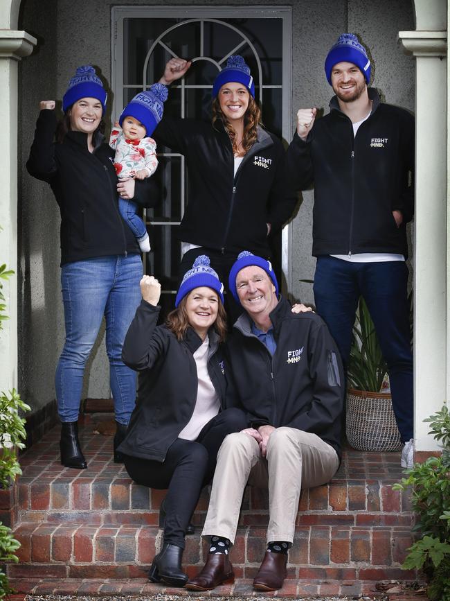 The Daniher family are vowing to continue the fight against MND. Picture: David Caird