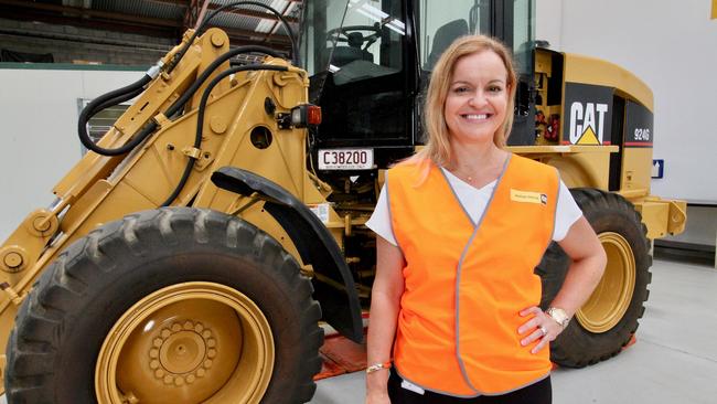 Jo Best was presented with her award as Exceptional Woman in Queensland Resources.