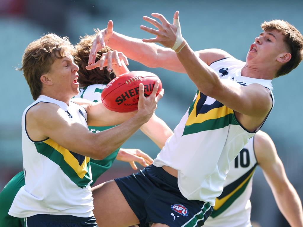 Gold Coast Suns Academy member Zeke Uwland is a top draft prospect for 2025. Picture: Getty Images