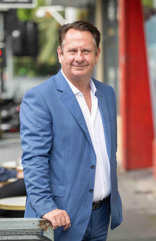 Melbourne business, property tycoon and Essendon AFL powerbroker Mark Casey. Picture: Tony Gough