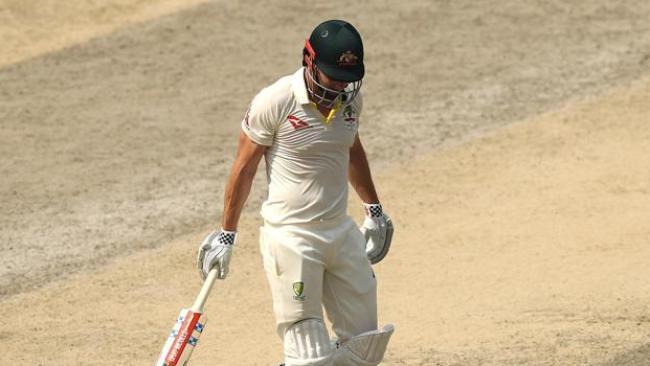 Shaun Marsh looked lost before falling cheaply.