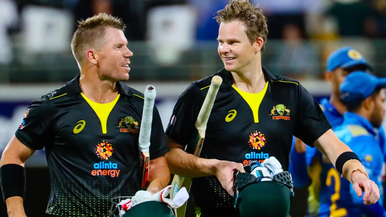 Australia's David Warner and Steve Smith returned to international T20 duties in style.