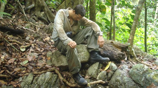 Dangerous situations ... Bear Grylls has had numerous close calls while filming his show Man Vs Wild. Picture: Supplied