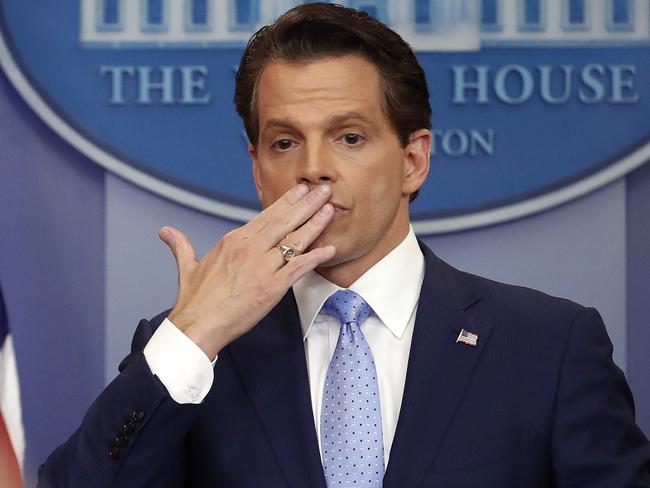 Anthony Scaramucci was the first casualty of Kelly’s new world order. It’s believed Kelly thought Scaramucci’s foul-mouthed rant was undisciplined and embarrassing. Picture: AP Photo/Pablo Martinez Monsivais.