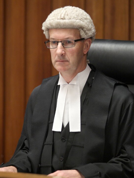 Justice Robert Pearce. Picture: SUPPLIED