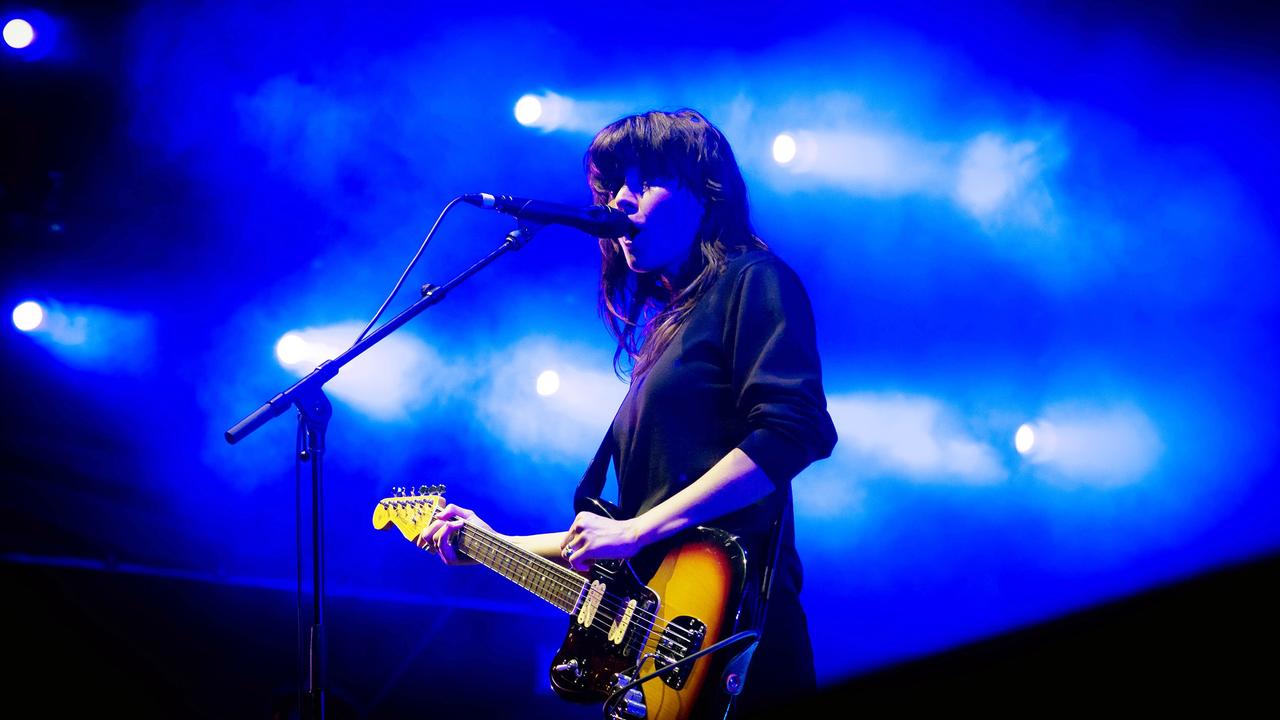 Courtney Barnett playing on the Foundation Stage at WOMADelaide 2022. Pic: Rob Sferco