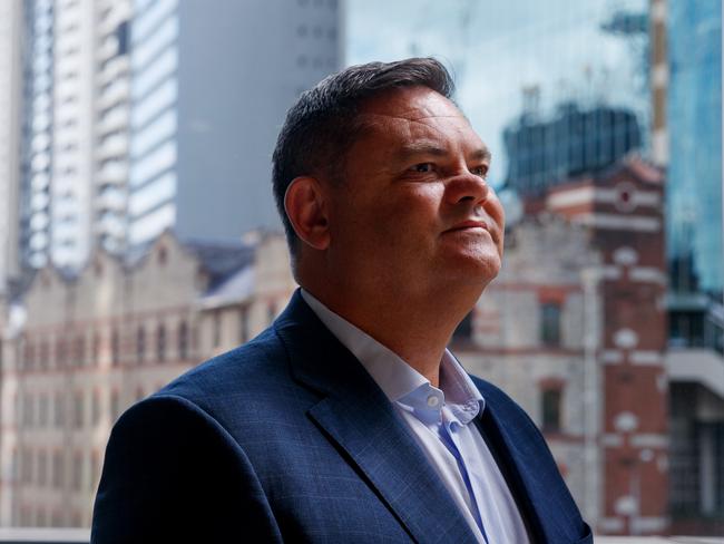 Head of consultancy Accenture, Pete Burns at their offices in Sydney on Tuesday, January 24, 2023. Photo: Nikki Short