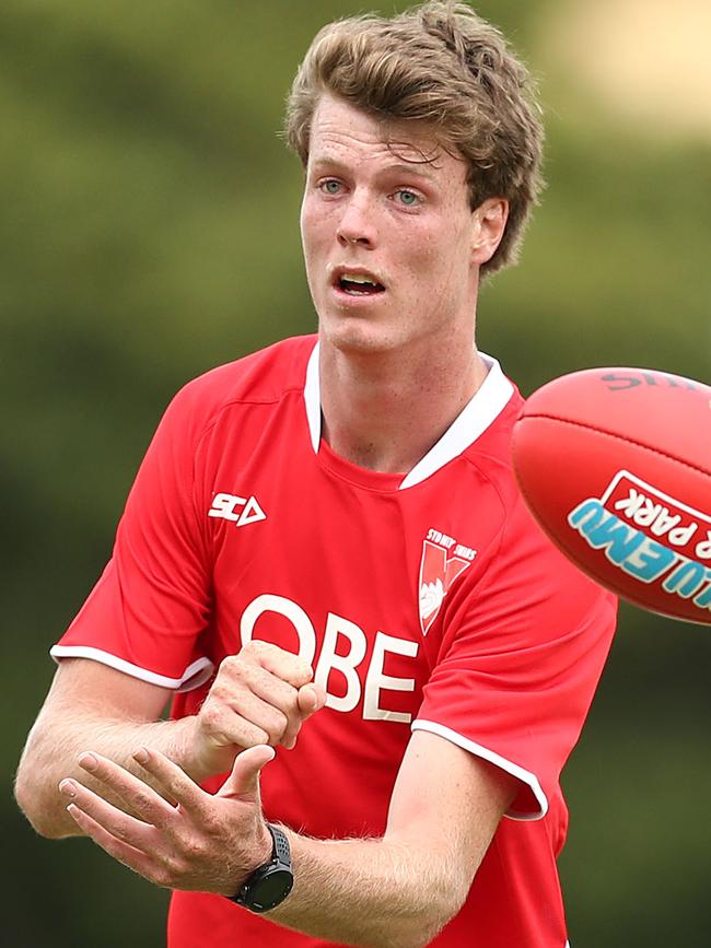 Nick Blakey is learning a lot from Lance Franklin. Picture: Getty