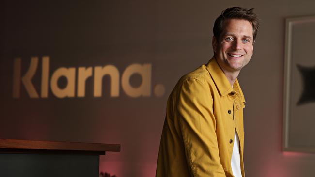 Klarna CEO Sebastian Siemiatkowski in Sydney in January. Picture: Adam Yip